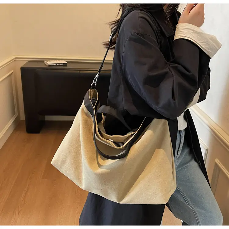 Women Satchel Tote Bag Beige Black 2025 Summer Fashion — feature 23