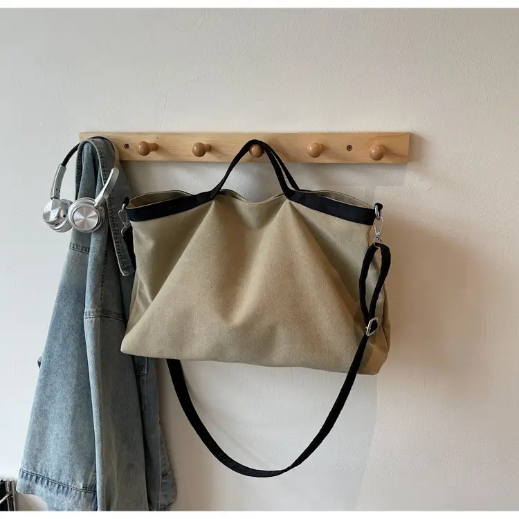 Women Satchel Tote Bag Beige Black 2025 Summer Fashion — feature 27