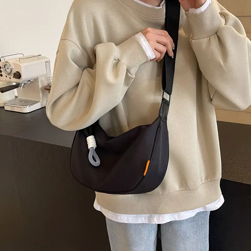 Women Crossbody Nylon Bag White 2025 New Fashion - Image 8