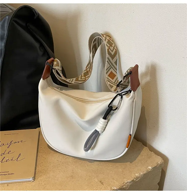Women Crossbody Nylon Bag White 2025 New Fashion — feature 19