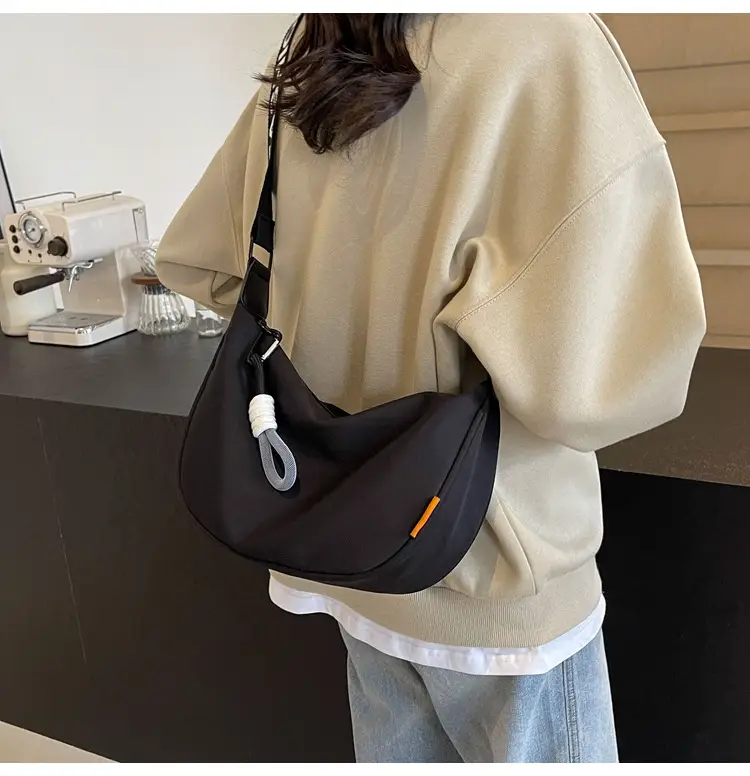Women Crossbody Nylon Bag White 2025 New Fashion — feature 22