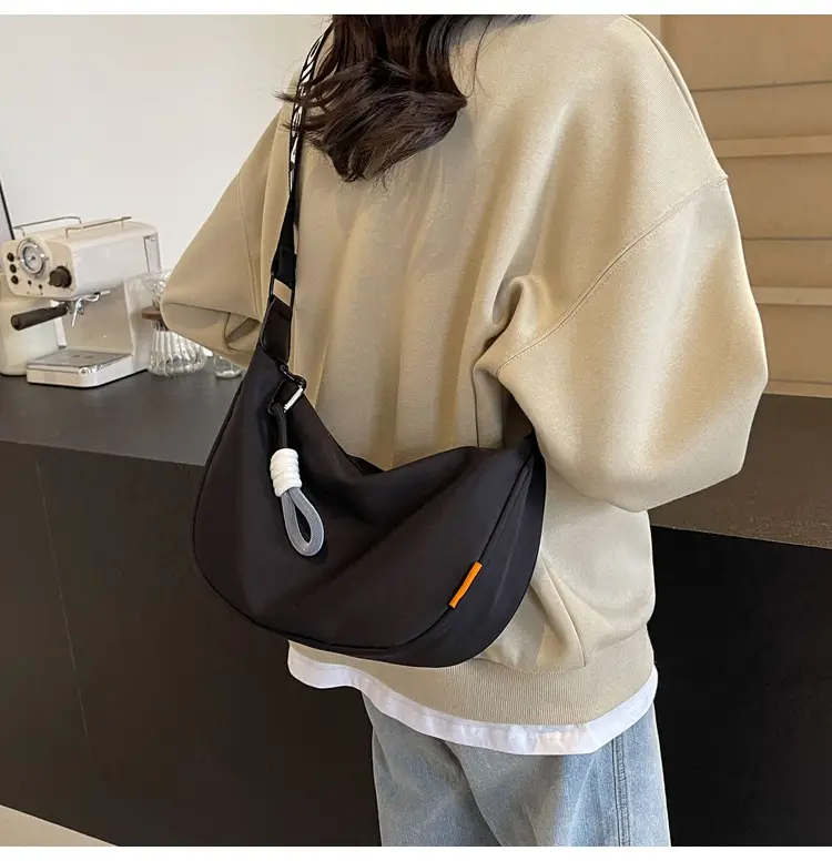 Women Crossbody Nylon Bag White 2025 New Fashion — feature 23