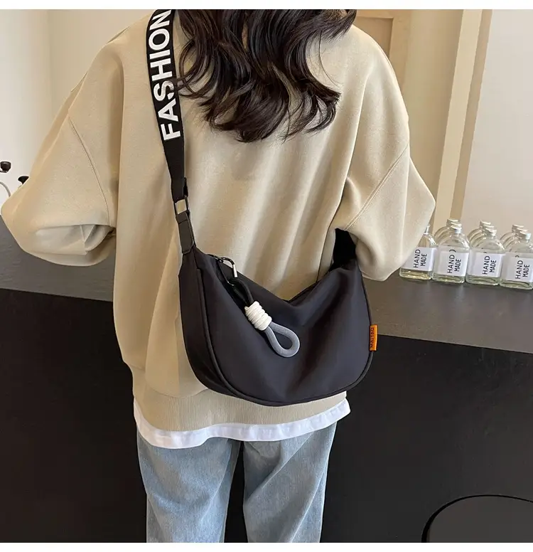 Women Crossbody Nylon Bag White 2025 New Fashion — feature 24