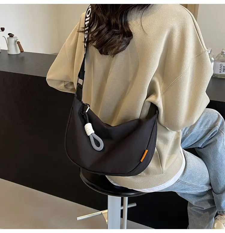 Women Crossbody Nylon Bag White 2025 New Fashion — feature 26