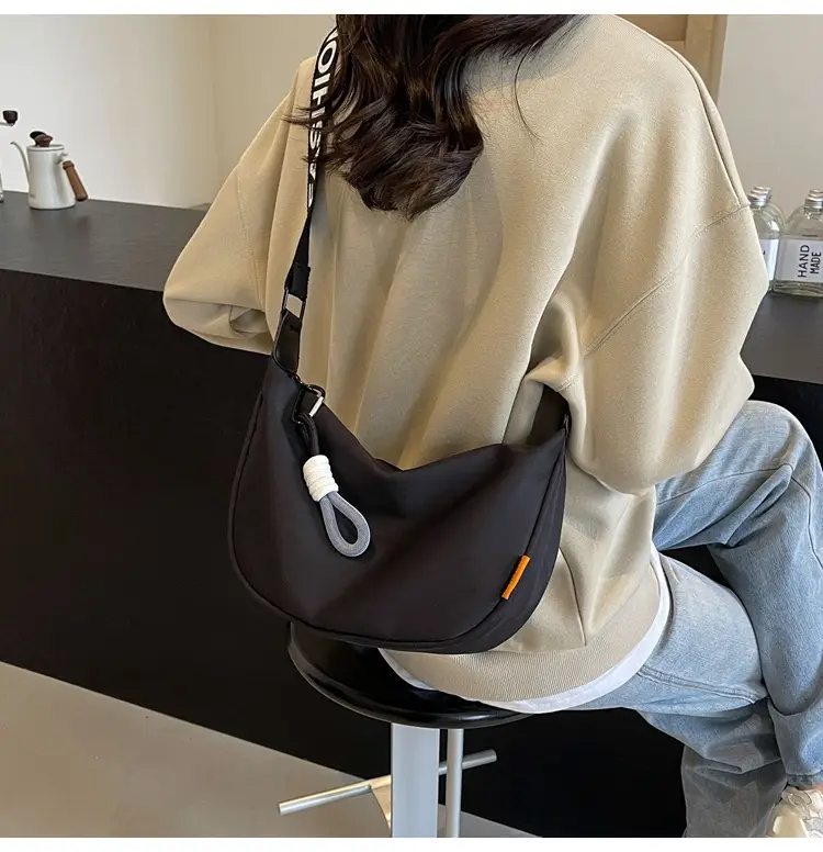 Women Crossbody Nylon Bag White 2025 New Fashion — feature 27