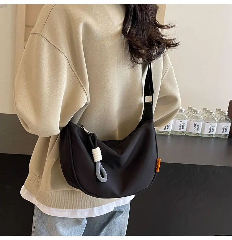 Women Crossbody Nylon Bag White 2025 New Fashion — feature 31