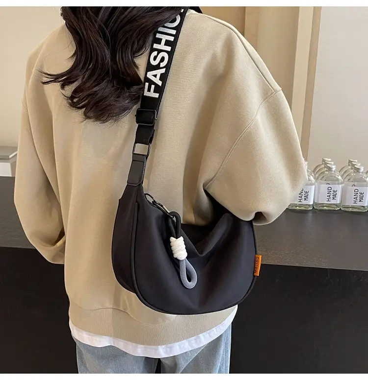 Women Crossbody Nylon Bag White 2025 New Fashion — feature 32