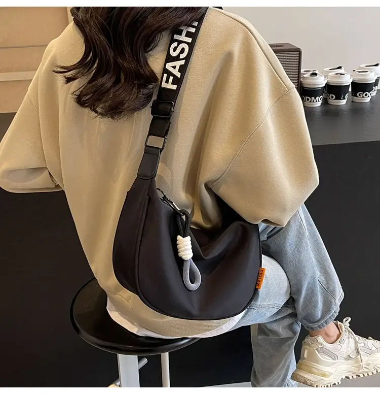 Women Crossbody Nylon Bag White 2025 New Fashion — feature 35