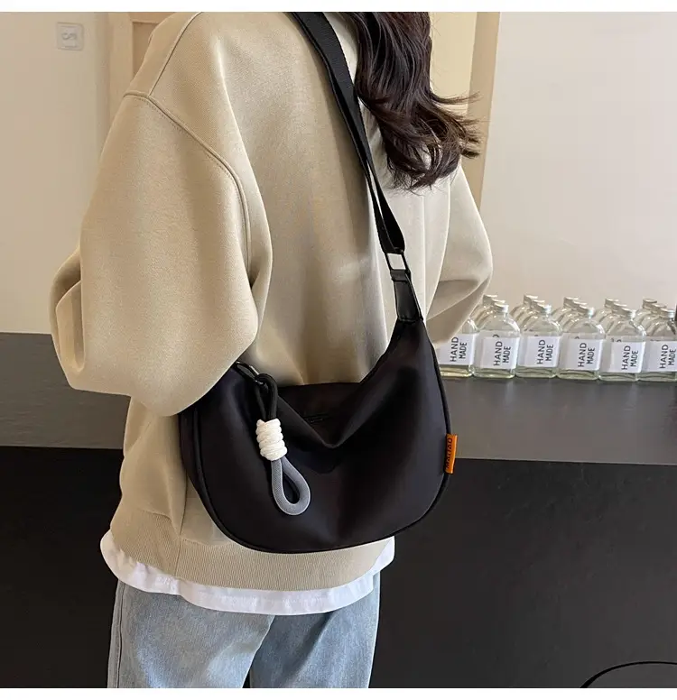 Women Crossbody Nylon Bag White 2025 New Fashion — feature 36