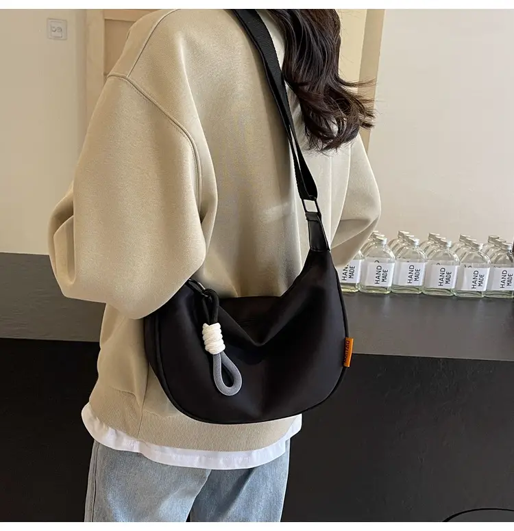 Women Crossbody Nylon Bag White 2025 New Fashion — feature 37