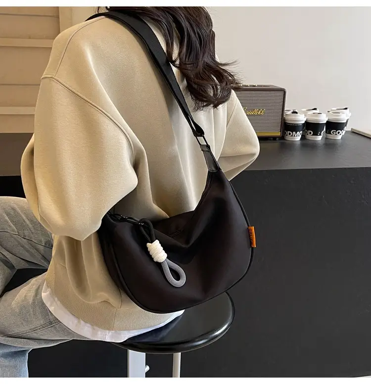 Women Crossbody Nylon Bag White 2025 New Fashion — feature 38