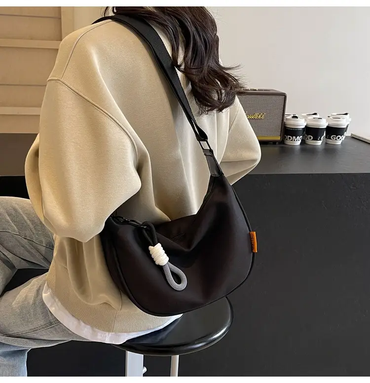 Women Crossbody Nylon Bag White 2025 New Fashion — feature 39