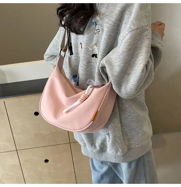 Women Crossbody Nylon Bag White 2025 New Fashion — feature 42
