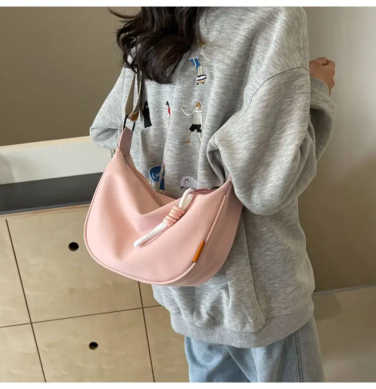 Women Crossbody Nylon Bag White 2025 New Fashion — feature 43