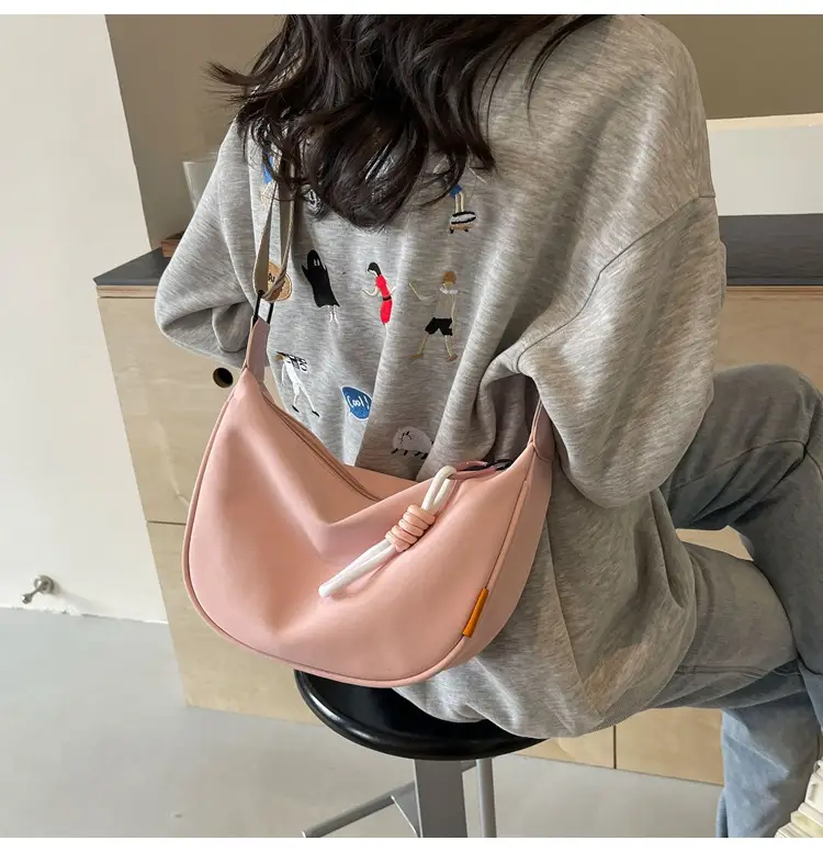 Women Crossbody Nylon Bag White 2025 New Fashion — feature 46