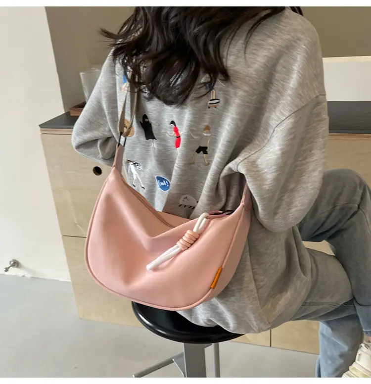 Women Crossbody Nylon Bag White 2025 New Fashion — feature 47