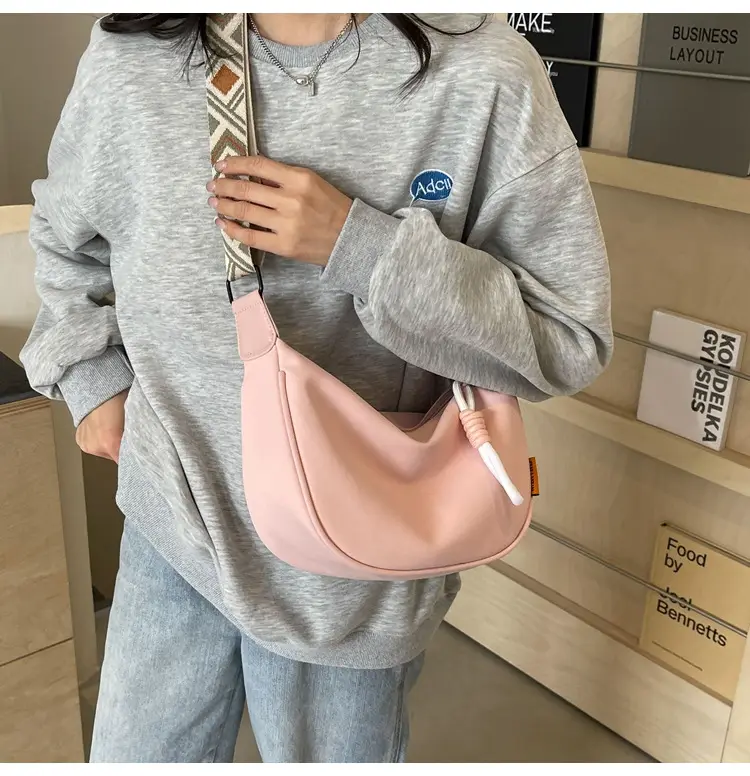Women Crossbody Nylon Bag White 2025 New Fashion — feature 48