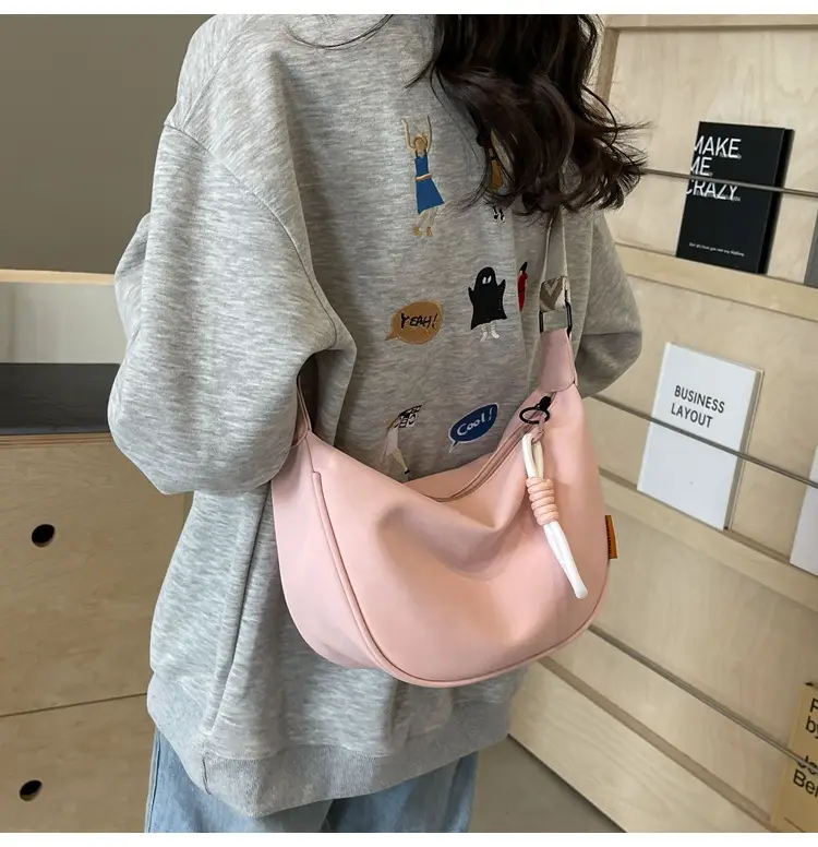 Women Crossbody Nylon Bag White 2025 New Fashion — feature 50