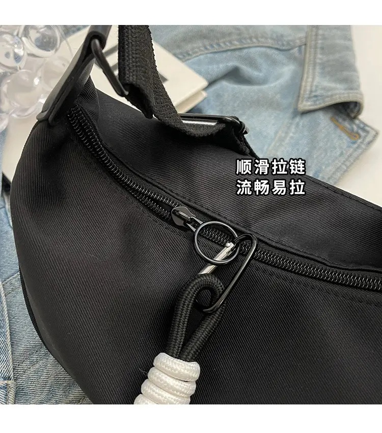 Women Crossbody Nylon Bag White 2025 New Fashion — feature 6