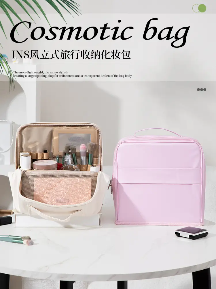 Hello Kitty Makeup Brush Storage Bag Blue Travel