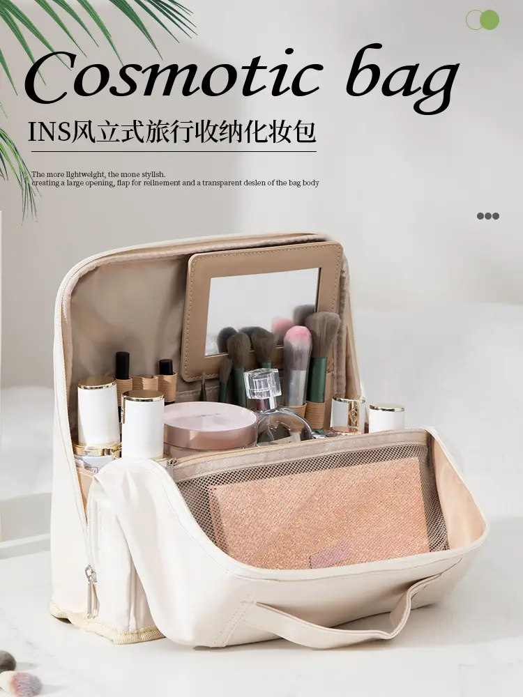 Hello Kitty Makeup Brush Storage Bag Blue Travel