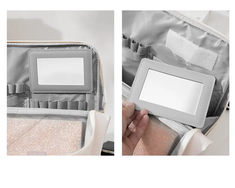 Hello Kitty Makeup Brush Storage Bag Blue Travel — feature 10