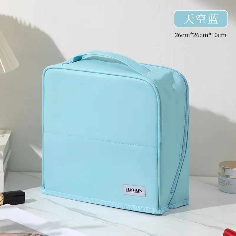Hello Kitty Makeup Brush Storage Bag Blue Travel