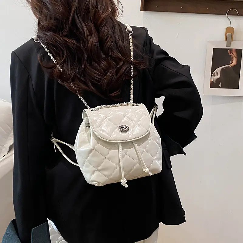Silver Quilted Chain Shoulder Bag 2025 Fashion - Image 8