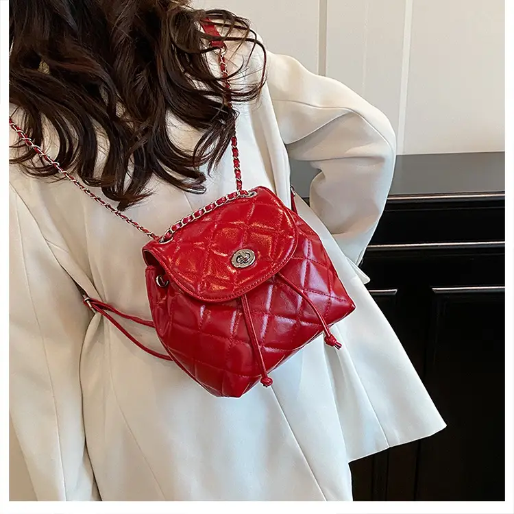 Silver Quilted Chain Shoulder Bag 2025 Fashion — feature 12
