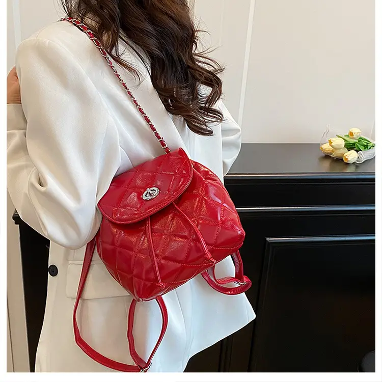 Silver Quilted Chain Shoulder Bag 2025 Fashion — feature 14