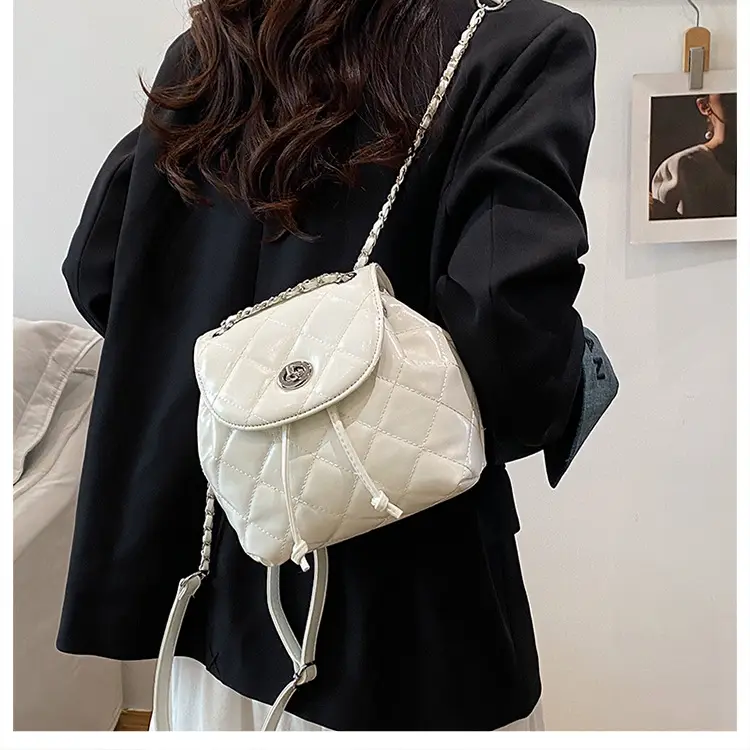 Silver Quilted Chain Shoulder Bag 2025 Fashion — feature 16