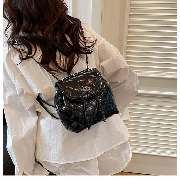 Silver Quilted Chain Shoulder Bag 2025 Fashion — feature 22