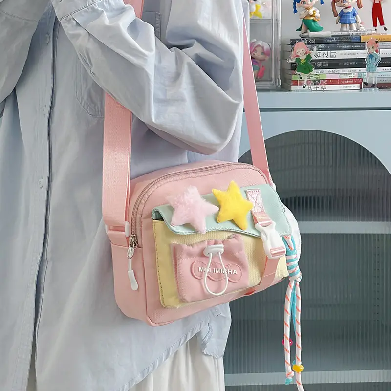 Japanese Style Cute Water-Repellent Shoulder Bag for Girls - Image 7