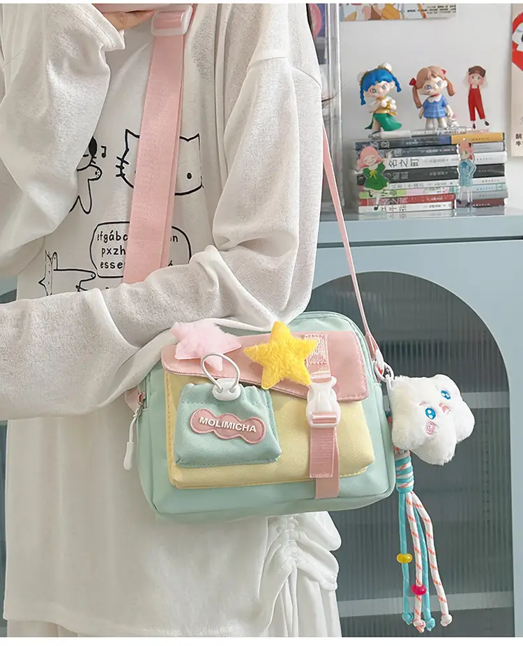 Japanese Style Cute Water-Repellent Shoulder Bag for Girls — feature 21
