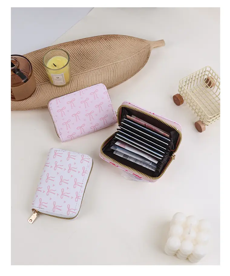 Cross-Border Mini Card Holder with Bow Design — feature 13
