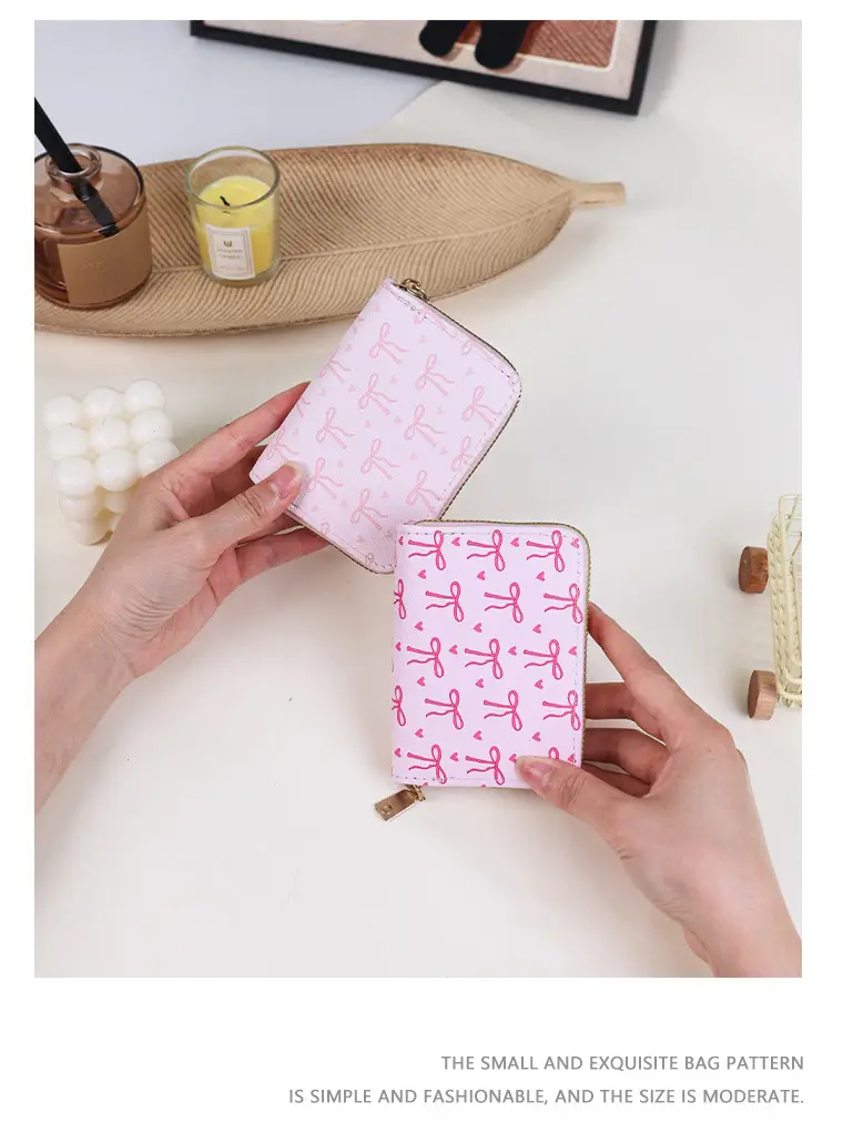 Cross-Border Mini Card Holder with Bow Design — feature 2