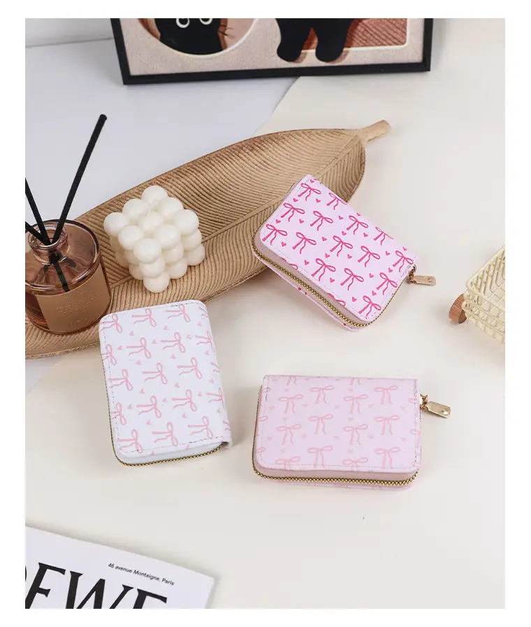 Cross-Border Mini Card Holder with Bow Design — feature 3