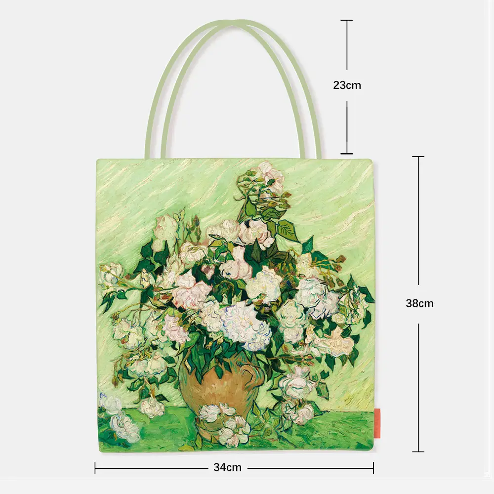2025 Autumn New Van Gogh Oil Painting Large Canvas Bag - Image 18