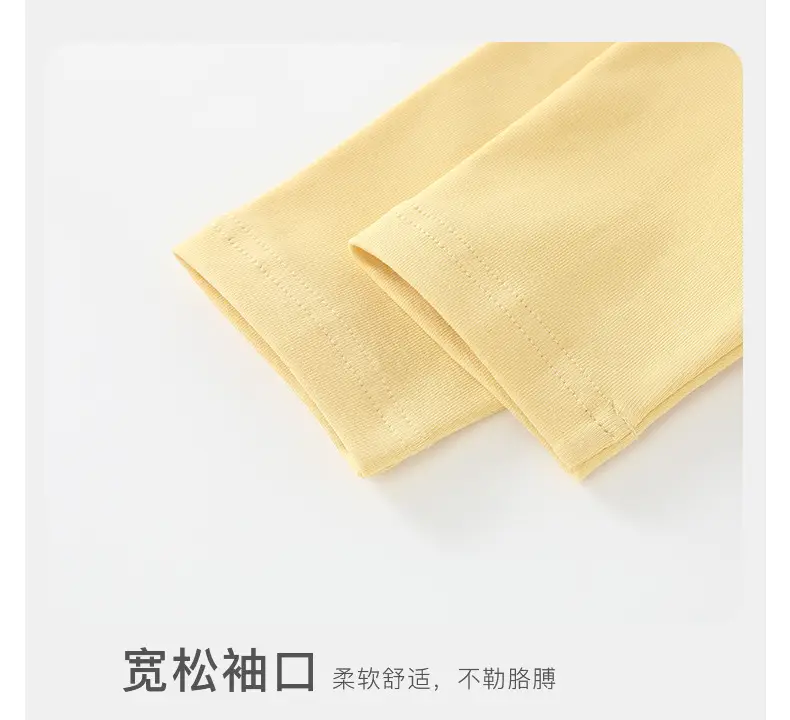 Duuduu Long Sleeve Baby Top Yellow Star Print — feature 17
