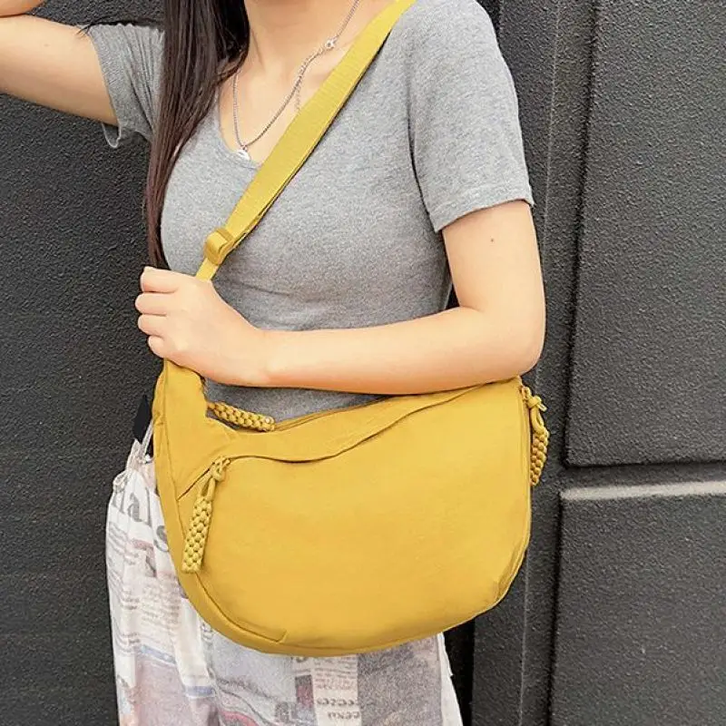 Women Blue Canvas Crossbody Bag Large Capacity 2026 - Image 11