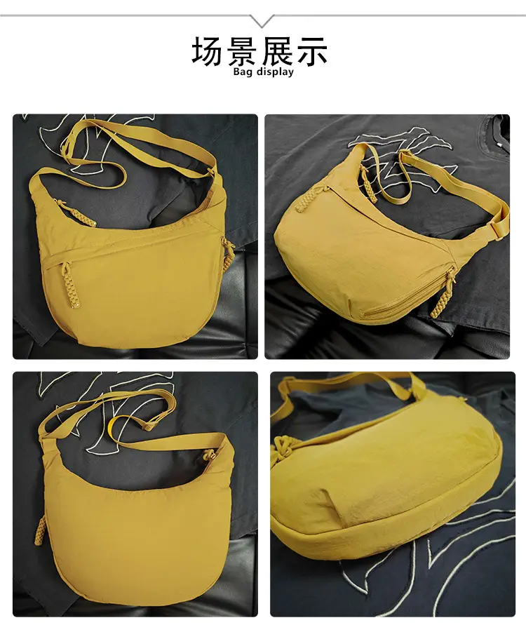 Women Blue Canvas Crossbody Bag Large Capacity 2026 — feature 10