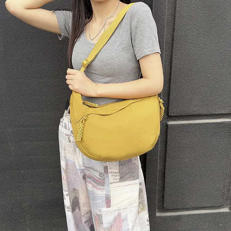 Women Blue Canvas Crossbody Bag Large Capacity 2026 — feature 14