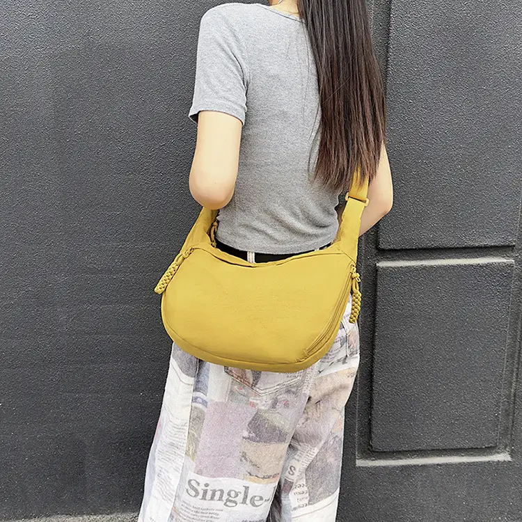 Women Blue Canvas Crossbody Bag Large Capacity 2026 — feature 15