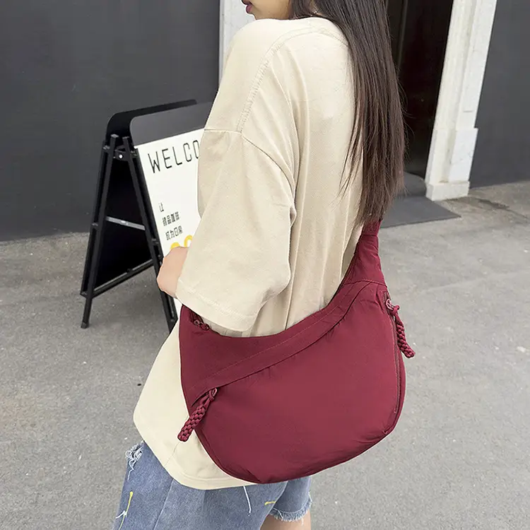 Women Blue Canvas Crossbody Bag Large Capacity 2026 — feature 20