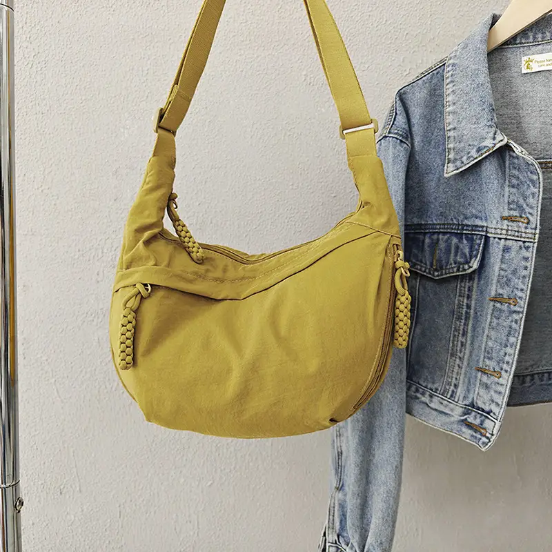 Women Blue Canvas Crossbody Bag Large Capacity 2026 - Image 3
