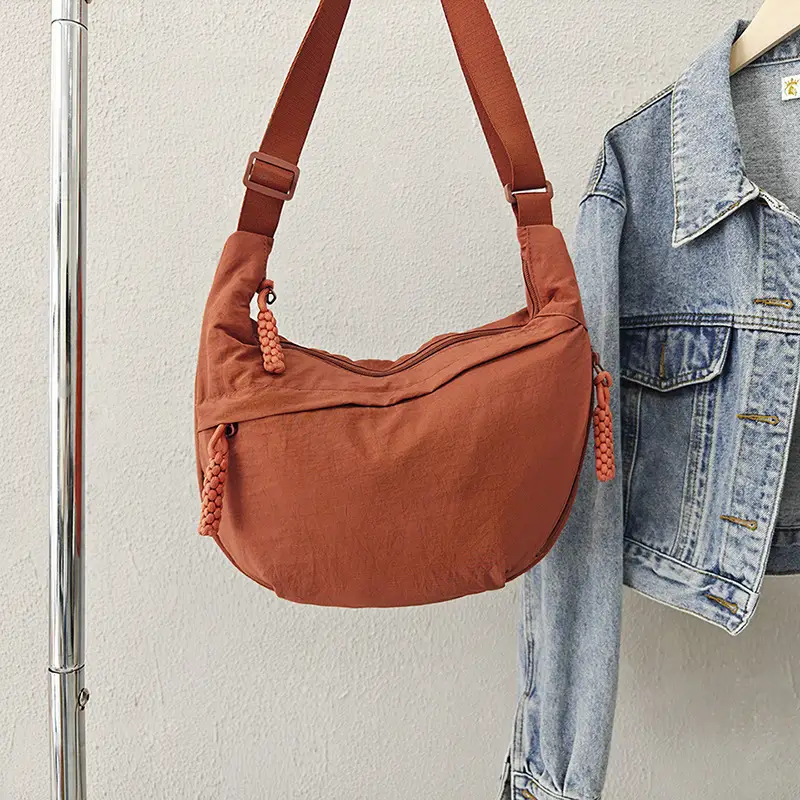 Women Blue Canvas Crossbody Bag Large Capacity 2026 - Image 6