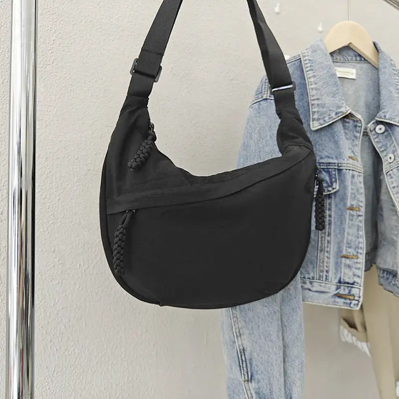 Women Blue Canvas Crossbody Bag Large Capacity 2026 - Image 7