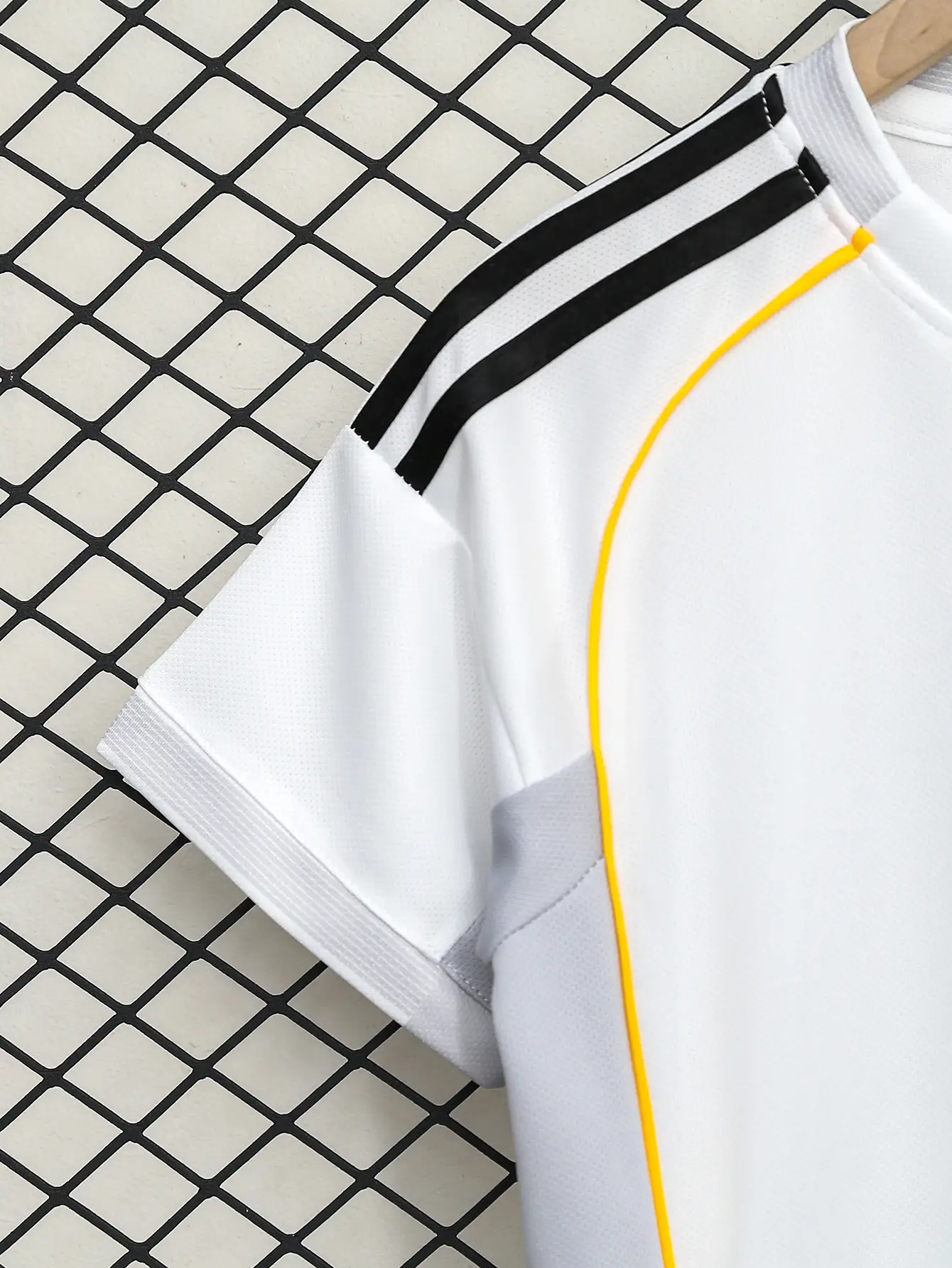 Children's White Jersey Sports Suit Boys Shorts T-Shirt Set - Image 3
