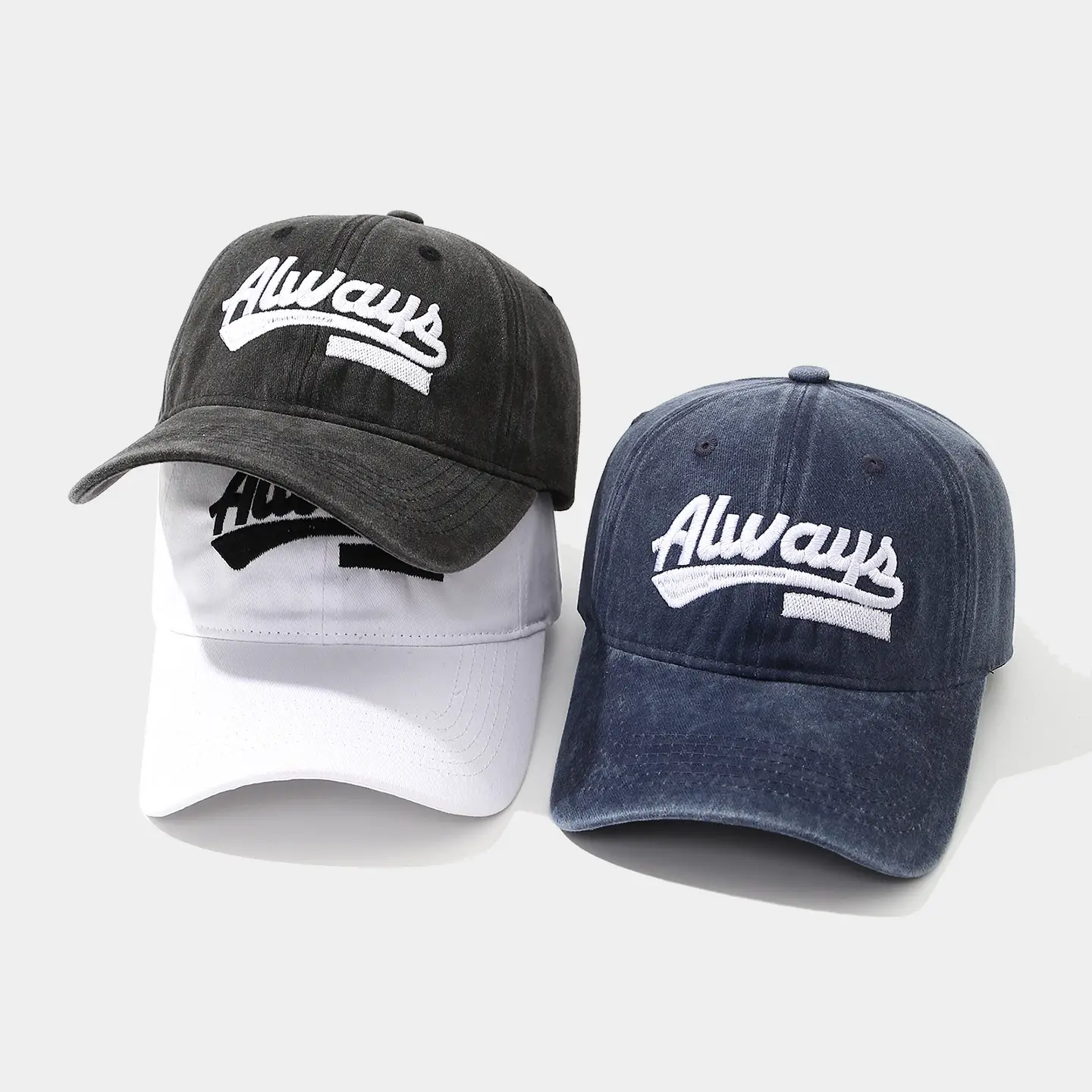 Pink Vintage Embroidered Baseball Cap for Men Women — feature 3