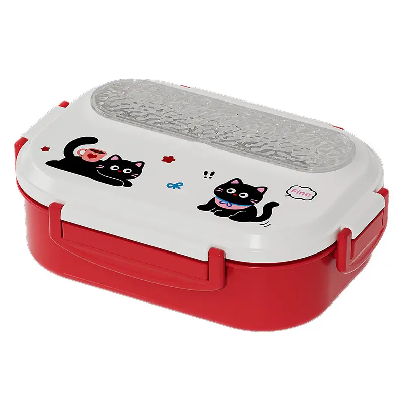 Lunch Box 316 Stainless Steel Three-Compartment Lunch Box for Primary School Students, High-Looking Lunch Box for Girls, Kidsren's Compartmentalized Insulated Lunch Box - Image 17